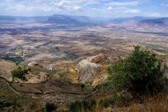 Au fond de la vallée, la Jemma River et ses nombreux affluents - Éthiopie - 27/05/2017